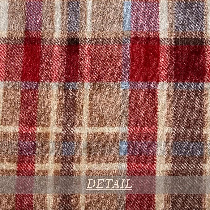 MERRYLIFE Throw Blanket Plaid| Ultra-Plush Soft Colorful Oversized | Decorative Couch Travel Blanket | (50" 60", Love Urban)
