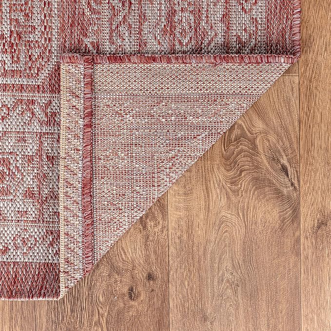 Keen Home Design Terrace Outdoor Runner Rug - 2x8 Washable Indoor/Outdoor Rug for Patio, Kitchen, Balcony, Beach, Garden, Deck and Porch, Size: 2'2"x7'7"