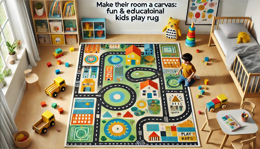 Make Their Room a Canvas: Fun & Educational Kids Play Rug
