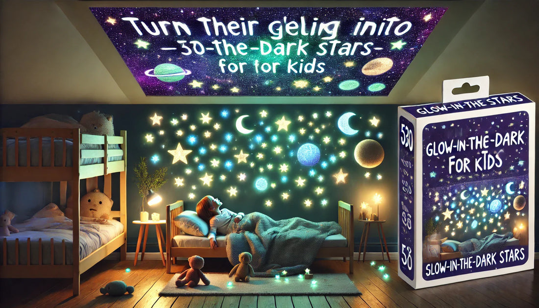 Turn Their Ceiling into a Galaxy — 530 Glow-in-the-Dark Stars for Kids