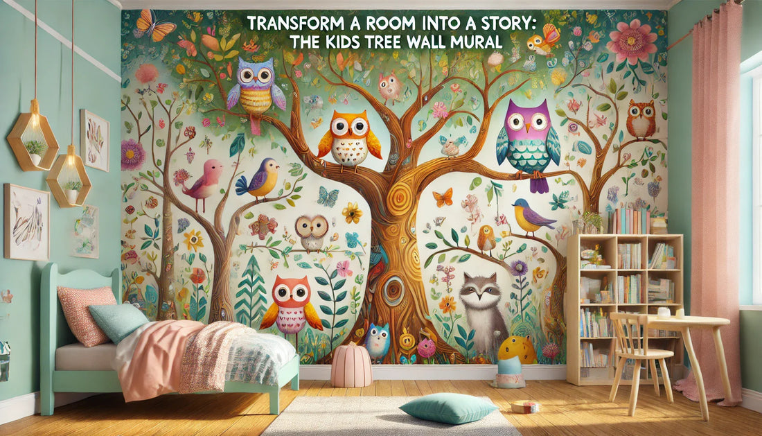 Transform a Room into a Story: The Kids Tree Wall Mural
