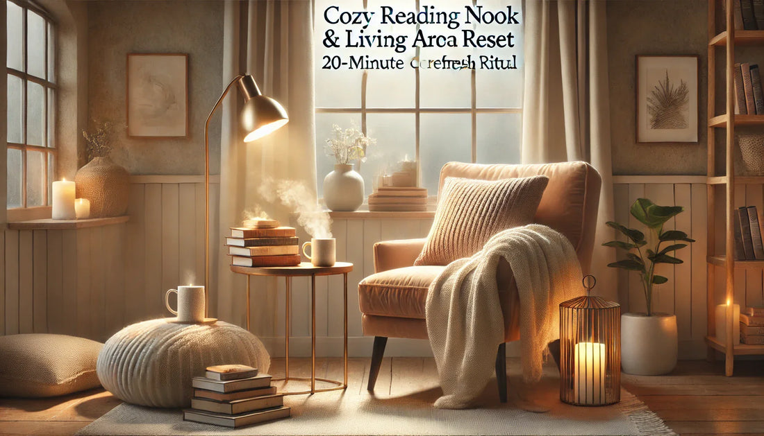 Cozy Reading Nook & Living Area Reset: 20-Minute Comfort Refresh Ritual