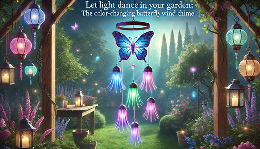 Let Light Dance in Your Garden: The Color-Changing Butterfly Wind Chime