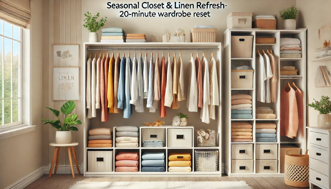 Seasonal Closet & Linen Refresh: 20-Minute Wardrobe Reset