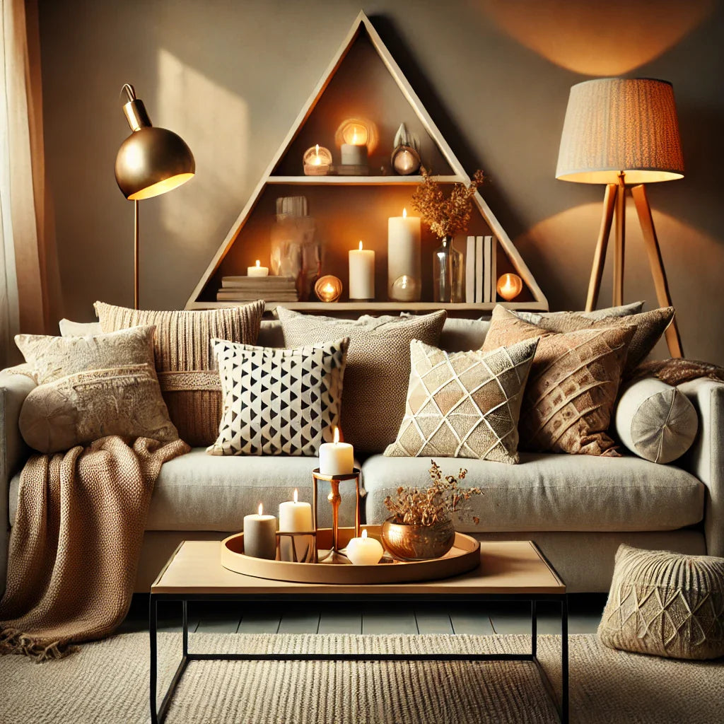 Living Room, Composed: Pillows, Throws, Lighting & the Art of Layers | VivaHome BTQ