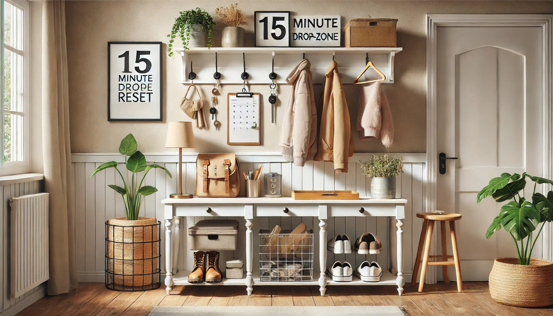 15-Minute Entryway Drop-Zone Reset: From Cluttered to Collected