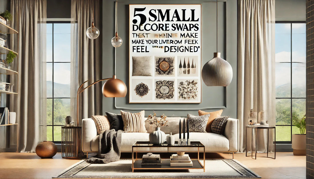 5 Small Décor Swaps That Make Your Living Room Feel “Designed”