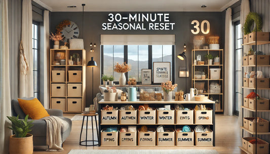 Seasonal Decor & Storage Reset: 30-Minute Prep for New Season