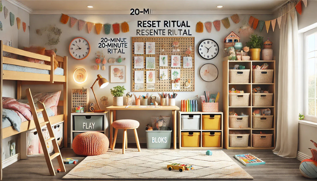 Kids’ Creative Corner Reset: A 20-Minute Ritual for Play, Display & Calm