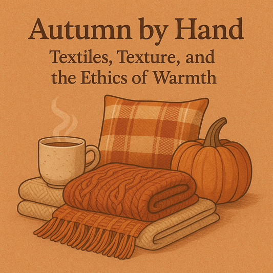 Autumn by Hand: Textiles, Texture, and the Ethics of Warmth