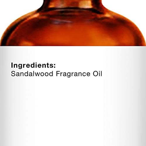 Majestic Pure Sandalwood Essential Oil with Glass Dropper - 1 Fl Oz - 100% Pure and Natural Sandalwood Oil - Premium Grade Essential Oils for Diffuser, Aromatherapy, Soap and Candle Making