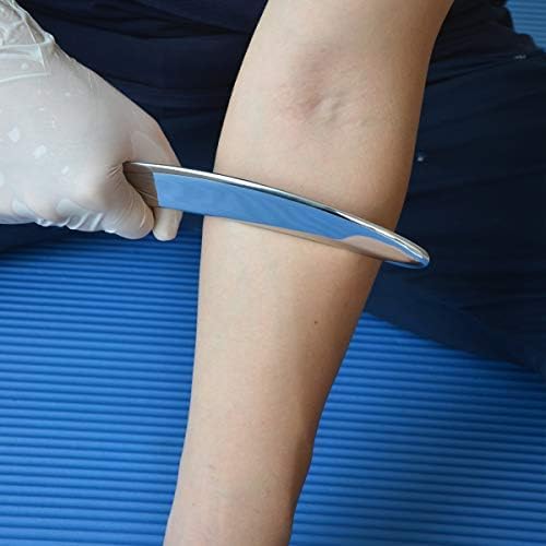 Gua sha Tool gua sha Stainless Steel iastm Tool Gussha Massage Tool Muscle Scraping Tool for Soft Tissue Therapy and Reduce Arms,Back, Legs, Neck Muscle Pain(zh)………
