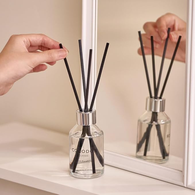 COCODOR Classic Reed Diffuser/April Breeze/3.4oz(100ml)/1 Pack Fragrance Scent Essential Oil Stick Diffuser Set for Bedroom Bathroom Home Décor
