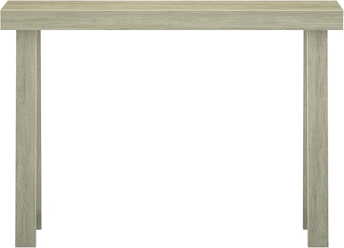 Plank+Beam Solid Wood Console Table, 46.25 Inch, Sofa Table, Narrow Entryway Table for Hallway, Behind The Couch, Living Room, Foyer, Easy Assembly, Seashell