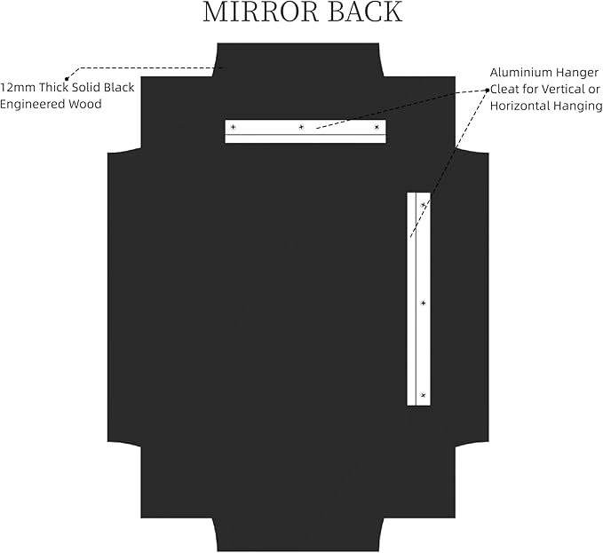 Kelly Miller Large Gold Decorative Mirror for Wall, 30"x40" Gold Bathroom Mirror Vanity Wall Mirror Rectangle Mirror Beveled for Master Bath Half Bath Living Room Bedroom Farmhouse Fireplace Hallway