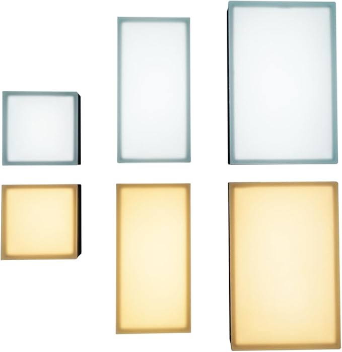 LUMENGY Paver Light 4×4 Inch (3.93 inch X 3.93 inch), Glare-Free 5000K Brick Lighting for Paver Driveways, Pathways, Patios & Garden, 12V Waterproof & Drive-Over Rated