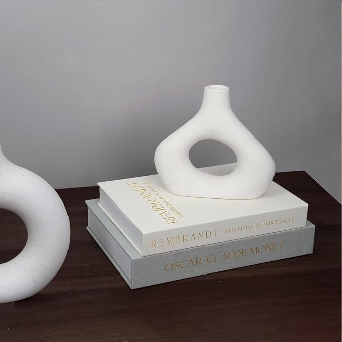 Linen Decorative Books for Home Decor,Set of 2 Aesthetic Faux Decor Book for Decoration,Fake Books for Bookshelf,Keepsake Storage Box (Sage & Beige)