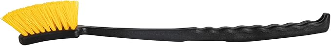 Restaurantware-Clean Tek Professional 20.47 Inch Utility Brush, 1 Heavy-Duty Scrub Brush - Plastic Bristles, Ergonomic Handle, Black Plastic Cleaning Scrub, Ideal for Indoor and Outdoor Cleaning