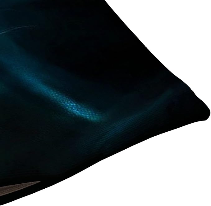 Cool Blue Dragon Cotton Linen Decorative Throw Pillow Case Cushion Cover Pillowcase for Couch Sofa Bed,12 X 20 Inches