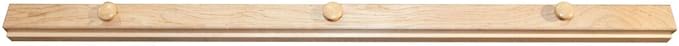 RRD Quilt Hanger for Wall for Display (36") Amish Made Wooden Quilt Rack Wall Mount - Rustic Tapestry Quilt Wall Hangers (Maple Wood, Natural Stain, 36" Long)