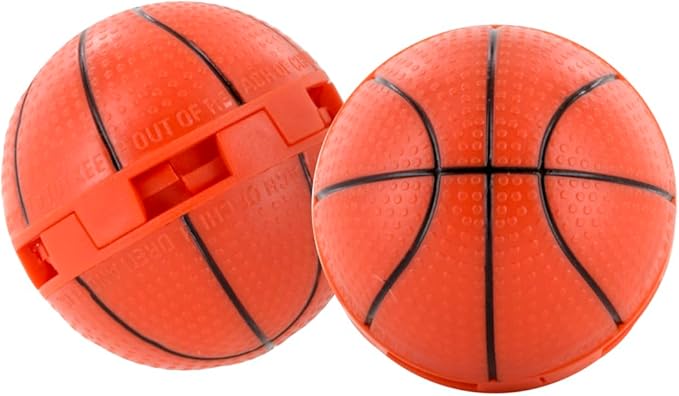 Sneaker Balls Odor-Fighting Shoe Fresheners, Eliminates Unpleasant Smells, Perfect For Sneakers, Gym Bags, Gear Bags, Drawers, Lockers, And More!, Basketball, 2 Pack
