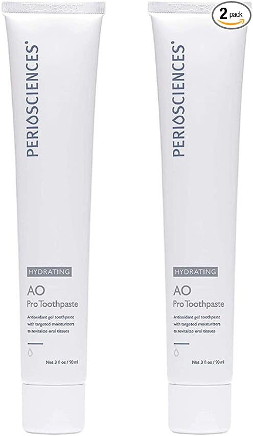 PerioSciences AO ProToothpaste Hydrating with Nano Hydroxyapatite 3 fl oz / 90ml - Pack of 2