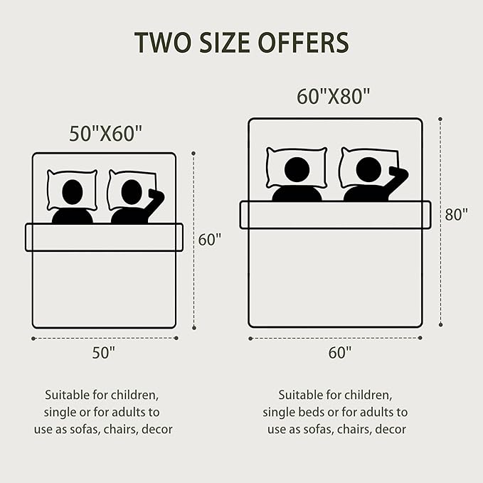 Blagic Knitted Throw Blanket for Couch, Bed and Sofa. Super Soft Blanket with Tassels, Dark Green Throw Blanket, 50 x 60 Inches Lightweight & Cosy Home Decor