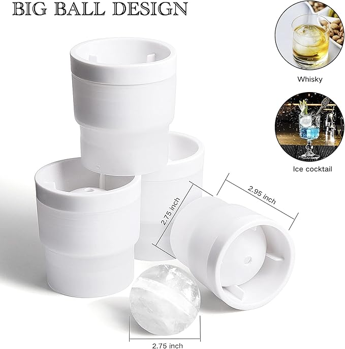 Whiskey Glasses with 4 Iceball molds and a Luxury Box, Old Fashioned Whiskey Glasses, Gifts for Dad from Daughter Son Kids, Best Father Ever Whiskey Glass, Gifts for Husband