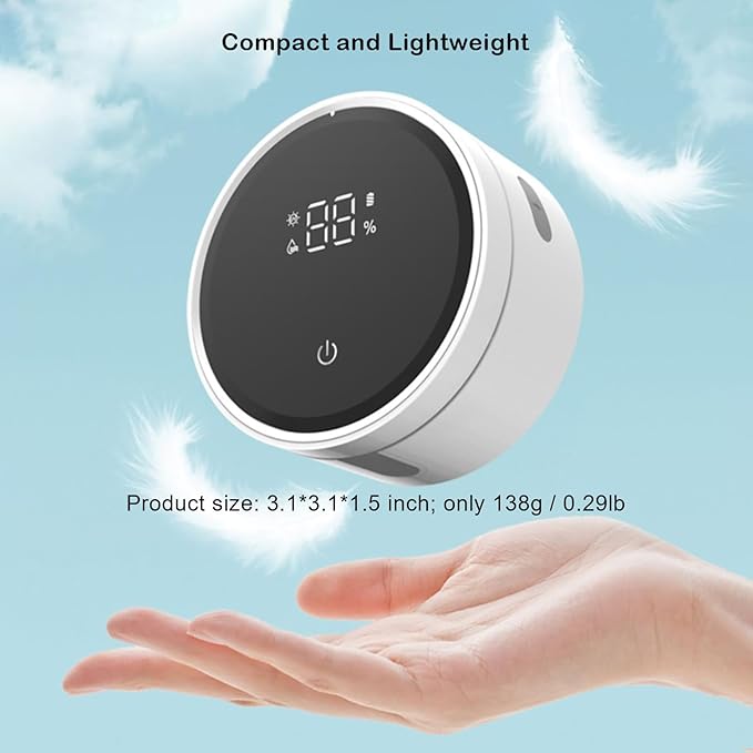 Toothbrush Holders Cleaner & Dryer for Bathroom - Mirror Wall Mounted [Rechargeable, Auto Sensor Open/Close Lid, LED Smart Screen] Adhesive Electric Tooth Brush Razor Holder with Cover for Home Travel