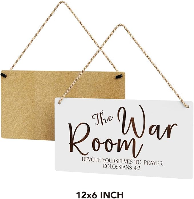 Rustic War Room Decor Christian Decor Bible Verse Wood Decor Sign Regalos Cristianos Para Mujer Scripture Printed Wood Sign Wall Art Religious Gifts Faith Based Gifts