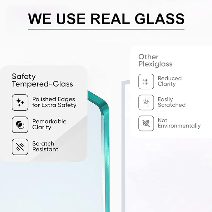 5x5 Small Shadow Box Picture Frame Display Case with Soft Linen Back, White Wooden Memory Shadow Box Frame with Tempered Glass Cover for Wall or Tabletop Display