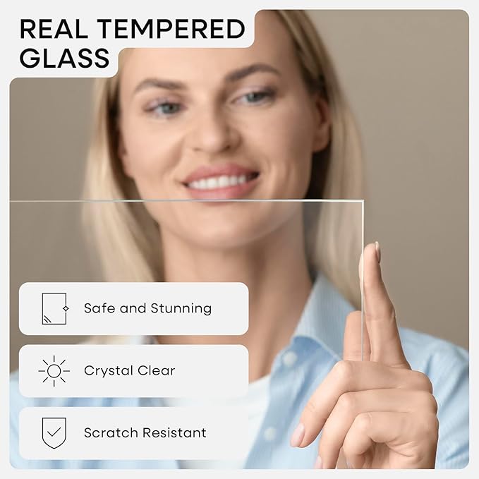 Homeforia 24x36 Poster Frame Wood, High End Natural Oak 24 x 36 Large Picture Frame with Mat 20 by 30, 24x36 Light Wooden Frames Matted to 20x30 Photo, 36x24 Frames, Tempered Glass, Wall Kit, Set of 1