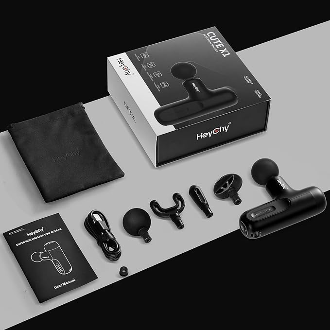 Super Mini Massage Gun Deep Tissue, Small Travel Size Muscle Percussion Massager for Pain Relief, Handheld Portable Massager with 5 Speeds, 2025 Gifts for Man&Women