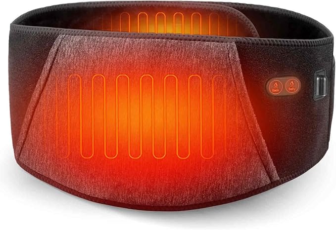 Heated Waist Belt,Heating Pad for Low Back and Belly, Holiday Gift,Women’s Cordless Heating Belt for Period Cramps - Rechargeable & Slim Design