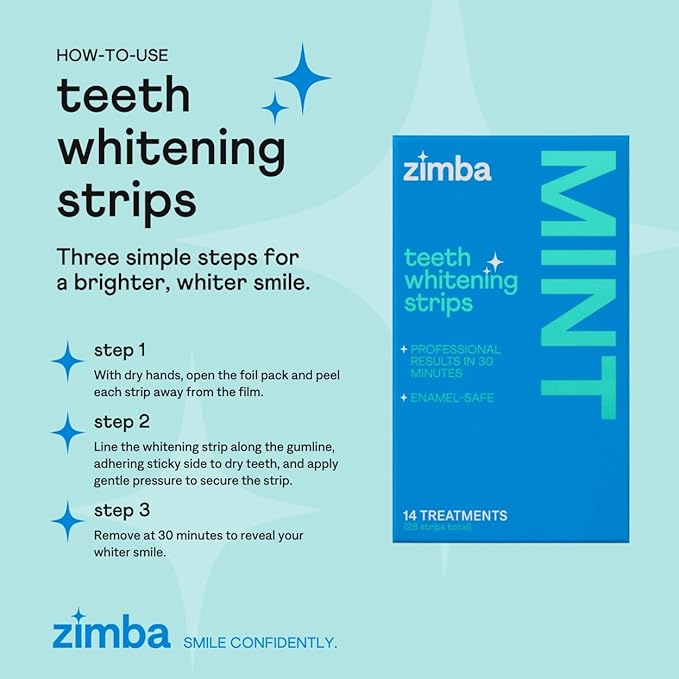 New Zimba Ultimate Whitening Kit | Cordless LED Accelerator Light, Whitening Strips, and Whitenig Pen