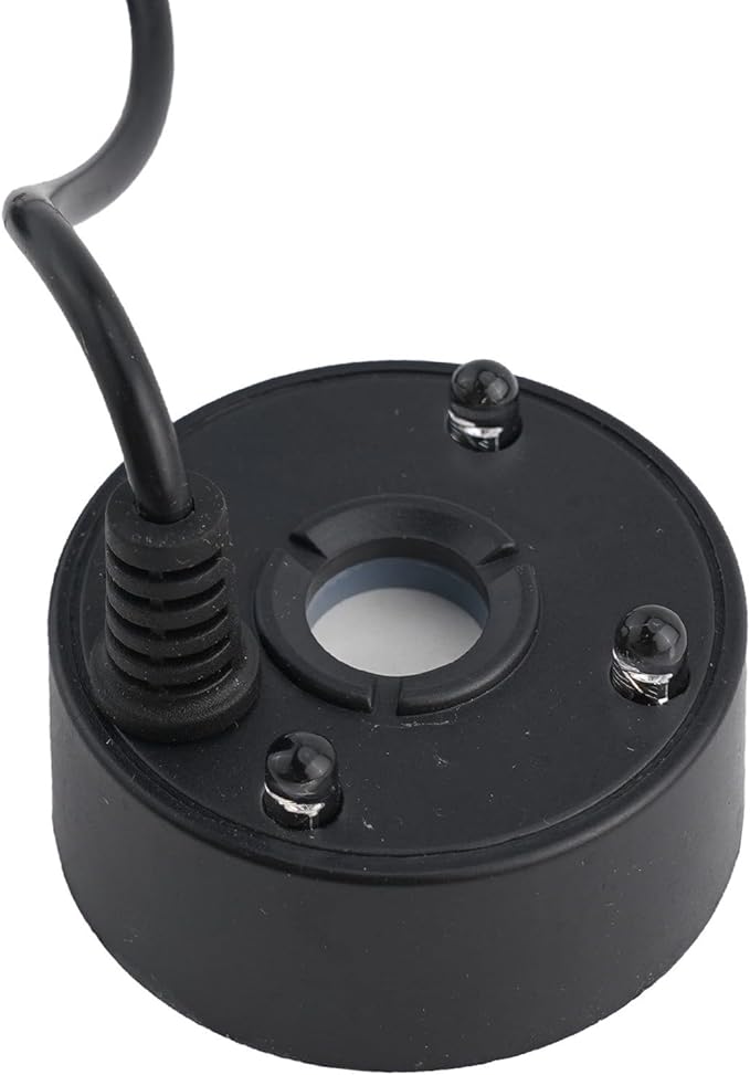 5V USB Mist Maker Fogger Humidifier with Colorful Lights for Pond Fish Tank Indoor Outdoor Fountain Water Features Office Home Air Quality Improvement No Heat No Chemicals 1.4m Cable