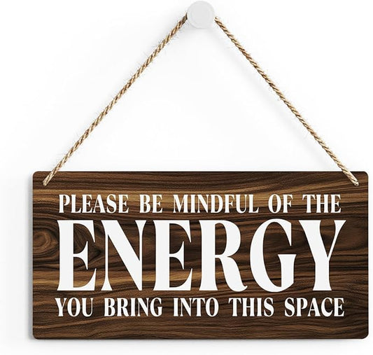 Inspirational Zen Wall Art, Positive Affirmations Wall Decor, Meditation Room Decor Spa Decor Spiritual Wall Art Decor Hanging Sign Wood Plaque Block for Home Office Bathroom Bedroom