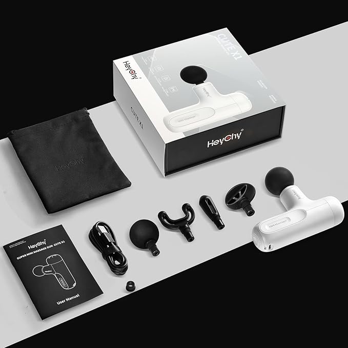 Super Mini Massage Gun Deep Tissue for Athletes, Small Travel Massage Gun, Handheld Portable Muscle Massager for Full Body Pain Relief, 2025 Gifts for Man&Women