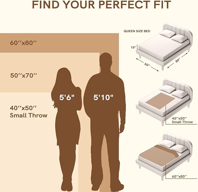 YnM Chunky Throw Blanket, Medium-Weight, Hand Knitted, Skin Friendly, Ventilated and Breathable, Machine Washable, Home Décor Piece for Couch, Sofa and Bed (Beige, 60x80 Inch)