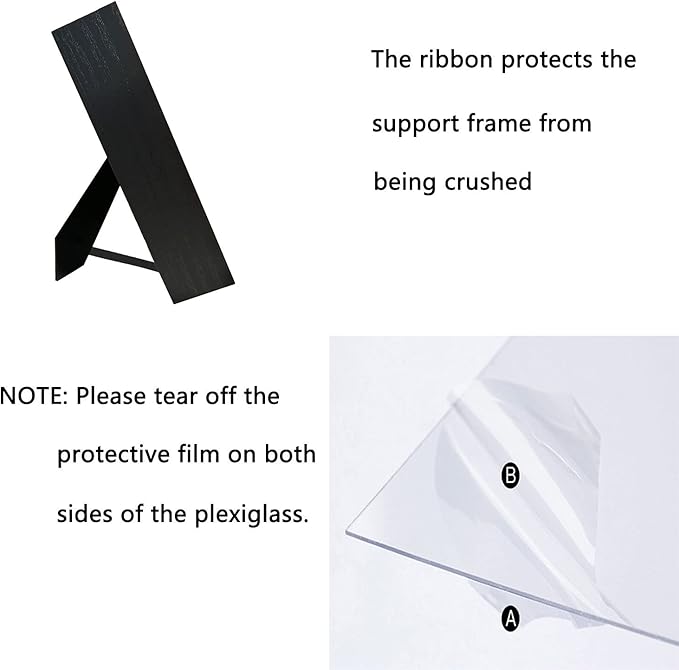 5x7 Small Shadow Box Frame Display Case, Display Case Box for Memorabilia, Medal, Wedding Memories, Crafts, Tickets and Photos (Black, 5x7)