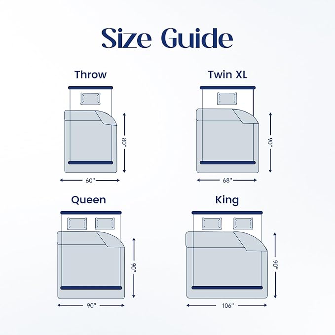 Dream Valley®Outlast®Deepsleep Cooling Comforter, King Size, NASA-Grade Space Technology Cooling Blanket for Hot Sleepers Night Sweats, Q-Max > 0.45 Aerocool™Breathable, Ice Blue, 106"x90"