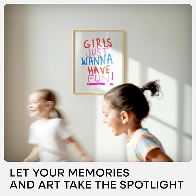 Homeforia 11x14 Picture Frame Gold, High End Metal 11x14 Poster Frames with Mat for 8x10, 11 x 14 Gold Frame Matted to 8 x 10 inch Photo, 11by14 Thin Hanging Frames, Tempered Glass, Wall Kit, Set of 1