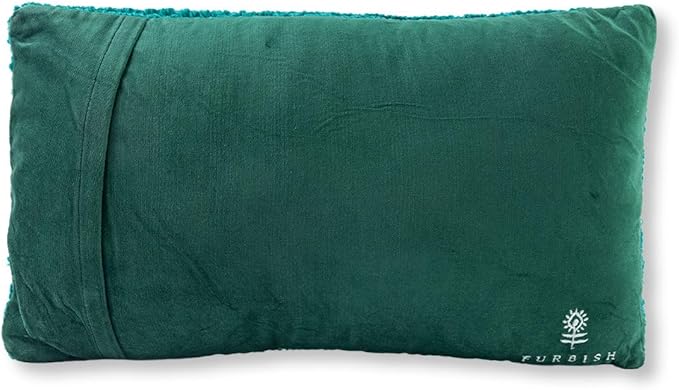 FURBISH Hook Decorative Throw Pillow - Baddie - 9"x16" - Small Embroidered Designer Pillow for Living Room, Couch, Sofa, Chair & Bed - Eclectic Home Decor