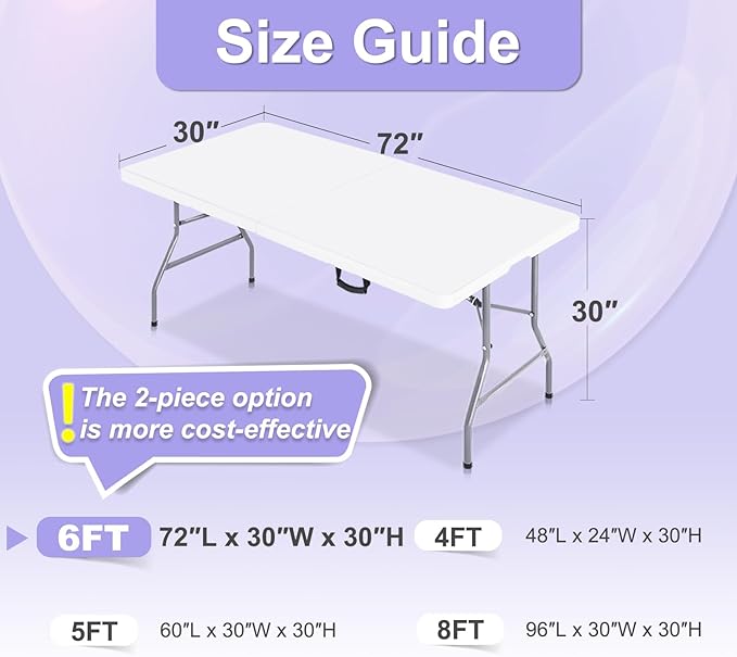 ABCCANOPY 6 FT Black Spandex Table Cover Stretch Fitted Wrinkle Resistant Tablecloth Reuse for Rectangular Folding Table Patry Event Wedding Banquet Protector