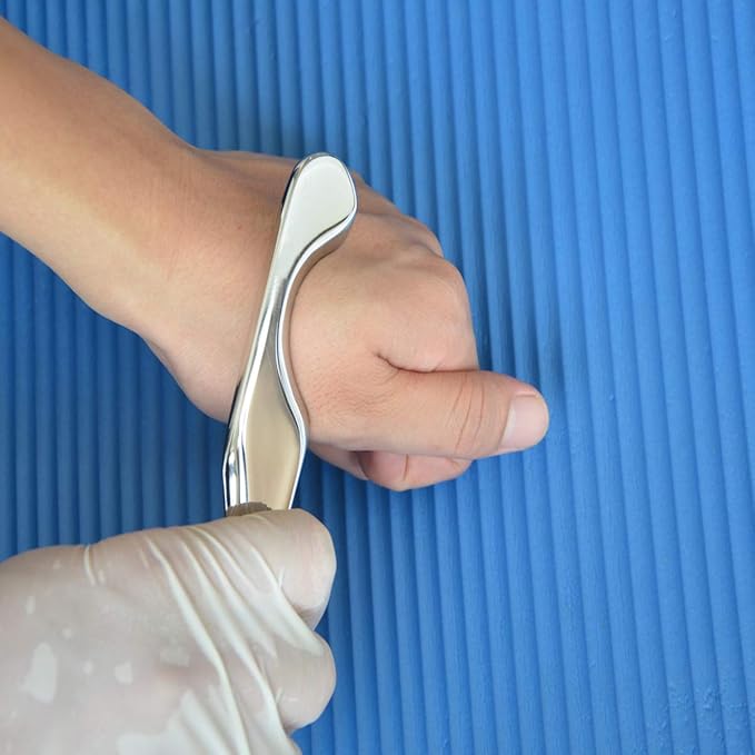 Gua sha Tool gua sha Stainless Steel iastm Tool Gussha Massage Tool Muscle Scraping Tool for Soft Tissue Therapy and Reduce Arms,Back, Legs, Neck Muscle Pain(zly)………