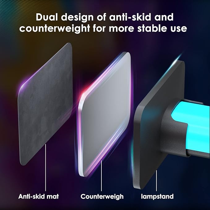 RGB Light Bar,Smart LED Light Bar for Room,16 Million Colors,Three Control Modes,Dynamic Music Sync Mode,213 Preset Modes,USB Interface（Without Adapter）