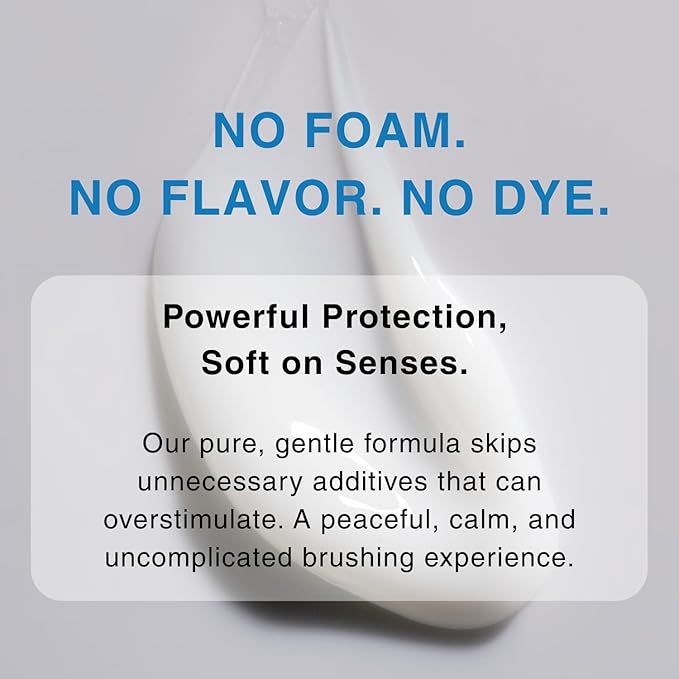 Kids Fluoride Free Bamboo Salt Toothpaste with nHA - Pure Dew | Nano Hydroxyapatite, Remineralizing, Strengthening Enamel for First Teeth, Safe to Swallow (3oz)