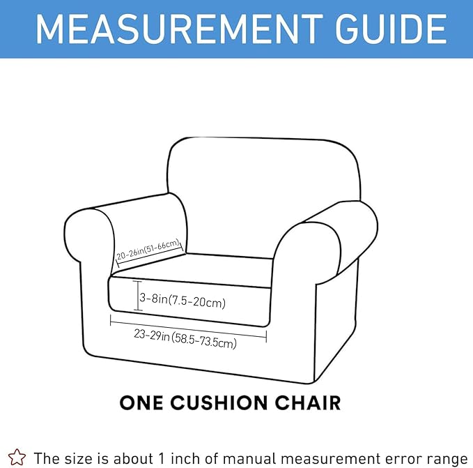 hyha Waterproof Couch Cushion Covers, Stretch Sofa Couch Seat Slipcover for Dog Washable, Non-Slip Waterproof Outdoor Cushion Covers for Patio Furniture Replacement (1 Piece for Small, Chocolate)