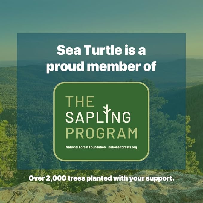 Sea Turtle Plant-Based Bristles, Soft Bamboo Toothbrushes, Individually Sealed for Kids (10 Pack)