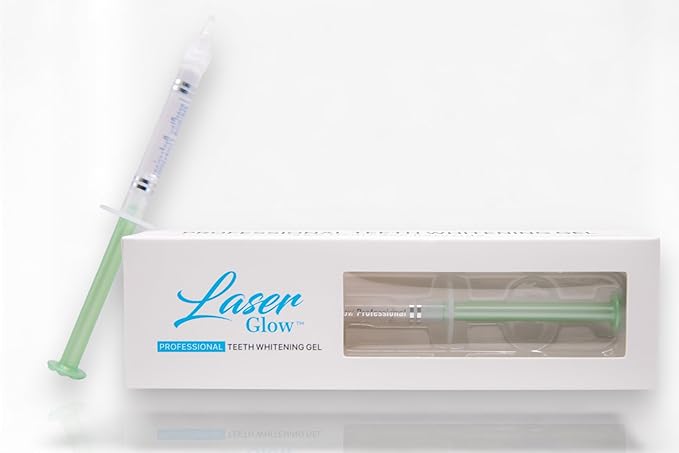 LaserGlow 35% Hydrogen Peroxide Teeth Whitening Gel – Professional Dental-Grade Syringe for Rapid in-Office Whitening; Enamel-Safe, Low-Sensitivity Formula for Dentists & Whitening Technicians